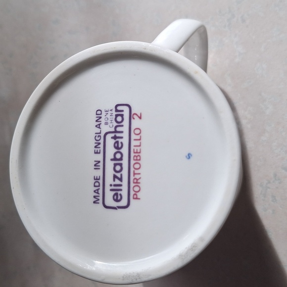 SALE!! ELIZABETHAN ENGLAND "Portobello" 60's Cream & Sugar china set - Picture 9 of 9